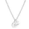 LUND COPENHAGEN HALSKÆDE MARGUERIT MED FIRKLØVER SØLV - 9025073-H