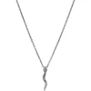 LUND COPENHAGEN HALSKÆDE SØLV OXIDERET SLANGE - 9021084