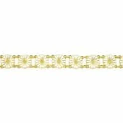 LUND COPENHAGEN MARGUERIT ARMBÅND 11 MM SØLV FORGYLDT - 901011-M