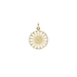 LUND COPENHAGEN MARGURIT VEDHÆNG 18 MM SØLV FORGYLDT - 908018-M