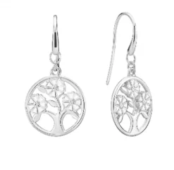 LUND COPENHAGEN ØRERINGE SØLV LIVETS TRÆ 15 MM - 9095063-2-H