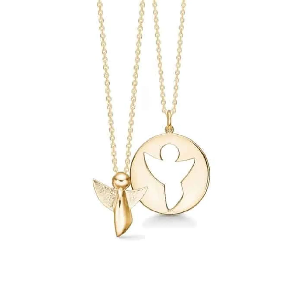 MADS Z - ME & MY ANGEL HALSKÆDE(-R) SØLV FORGYLDT - 2220031