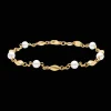 MADS Z ARMBÅND I 8 KARAT GULD MED PERLER - 3353502