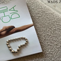 MADS Z BIGGEST BALL ARMBÅND SØLV MED KUGLER - 2150077