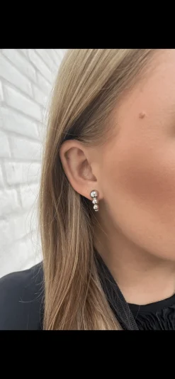 MADS Z BIGGEST BALL ØRERINGE SØLV - 2110077