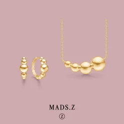 MADS Z BIGGEST BALL ØRERINGE 14 KARAT GULD 15 MM - 1510078