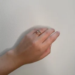 MADS Z BLUE POETRY 14 KARAT RING MED TOPAS- 1546181