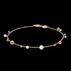 MADS Z BUBBLES N' PEARLS ARMBÅND 14 KARAT GULD MED PERLER - 1553166