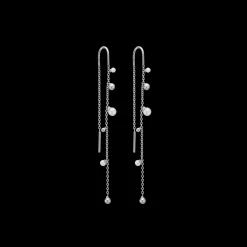 MADS Z BUBBLES N' PEARLS ØRERINGE SØLV MED PERLER - 2103166
