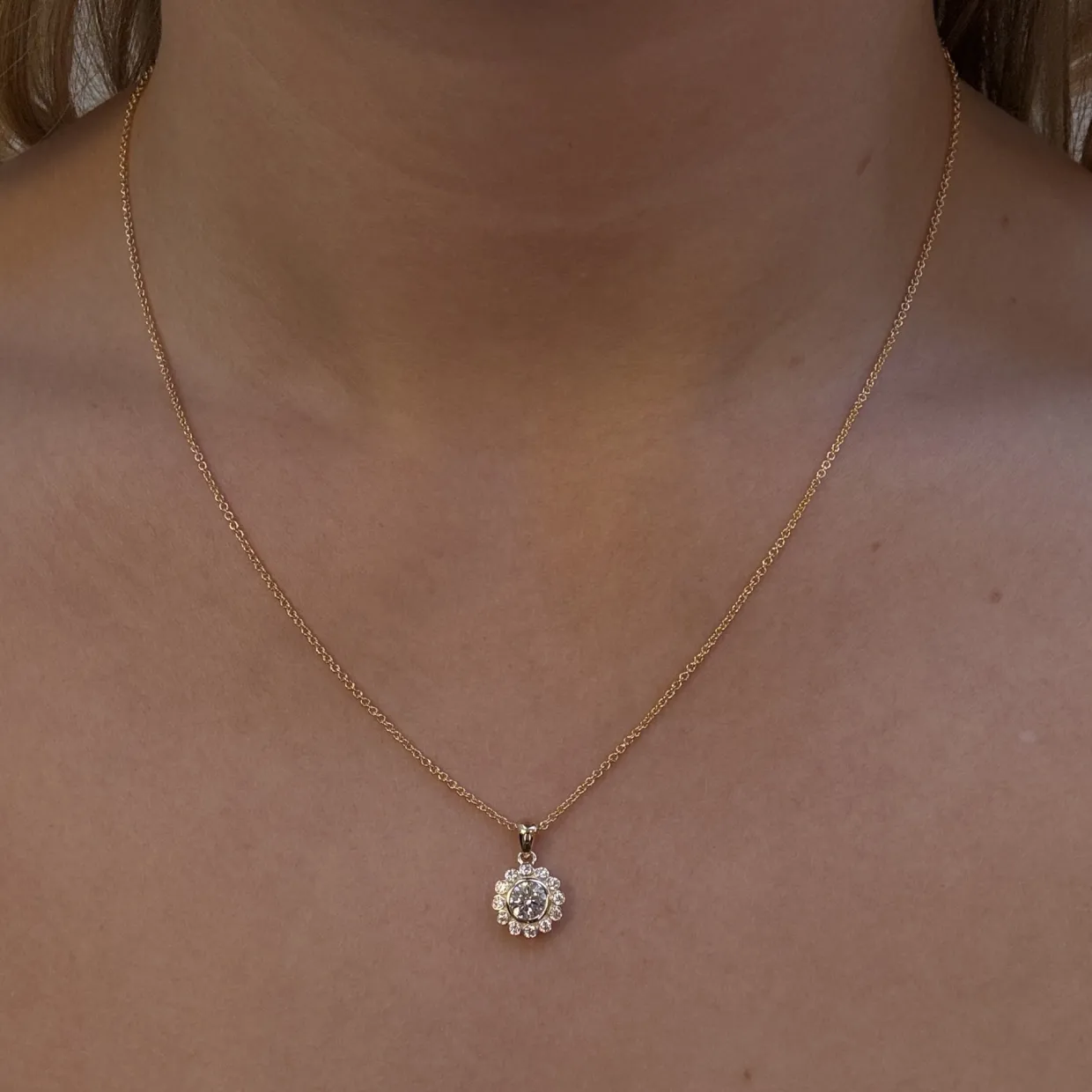 MADS Z CARMEN 8 KARAT VEDHÆNG MED ZIRKONIA - 3337046