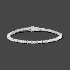 MADS Z CELESTIAL BY MEDINA ARMBÅND I SØLV MED HVID TOPASER - 3156904