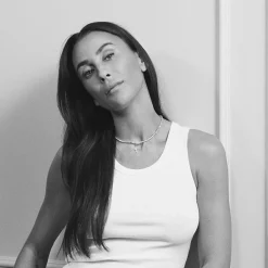 MADS Z CELESTIAL BY MEDINA HALSKÆDE I SØLV MED HVIDE TOPASER - 3126904