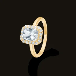 MADS Z CELESTIAL BY MEDINA 8 KARAT GULD RING MED TOPAS - 3346900