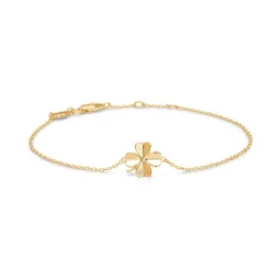 MADS Z CLOVER ARMBÅND 8 KARAT MED ZIRKONIA - 3357102