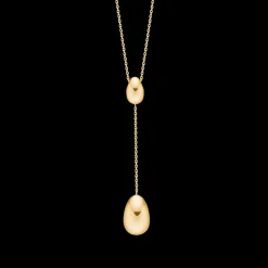 MADS Z DANGLING ELLIPSE 14 KARAT HALSKÆDE - 1530029