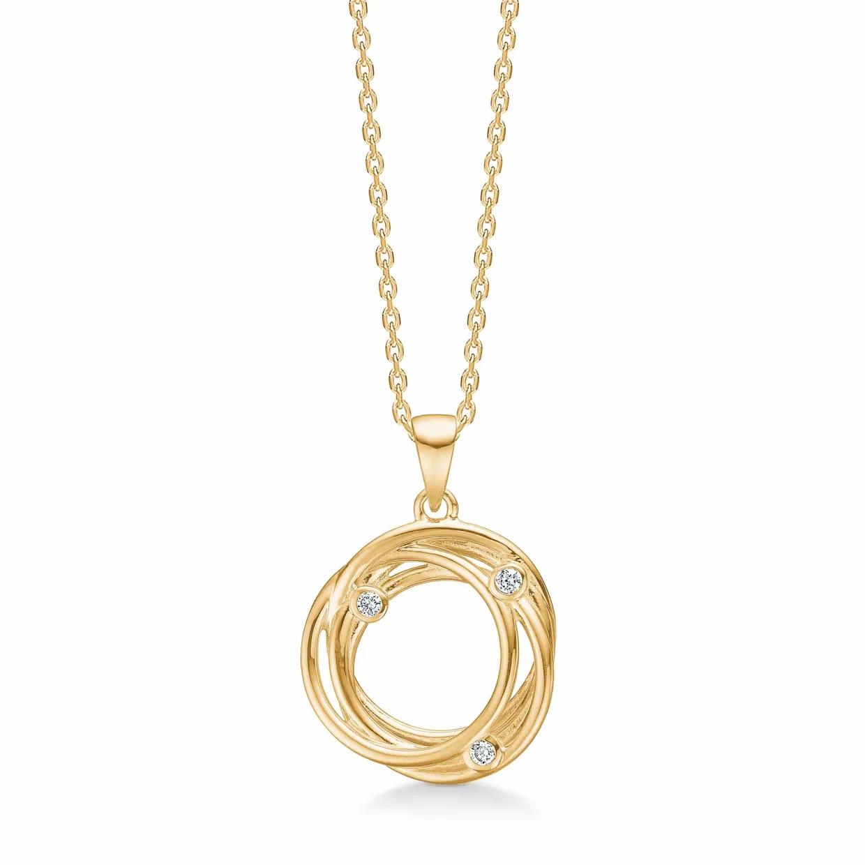 MADS Z DIAMOND NEST VEDHÆNG 14 KARAT GULD - 1531096