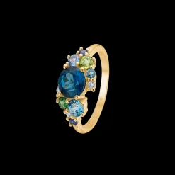 MADS Z FOUR SEASON WINTER 14 KARAT GULD RING MED ÆDELSTEN OG DIAMANT - 1546031