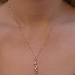 MADS Z MARBLES VEDHÆNG 8 KARAT MED FORGYLDT KÆDE - 3330143