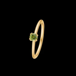 MADS Z POETRY SOLITAIRE PERIDOT GULD 14 KARAT GULD RING - 1546053