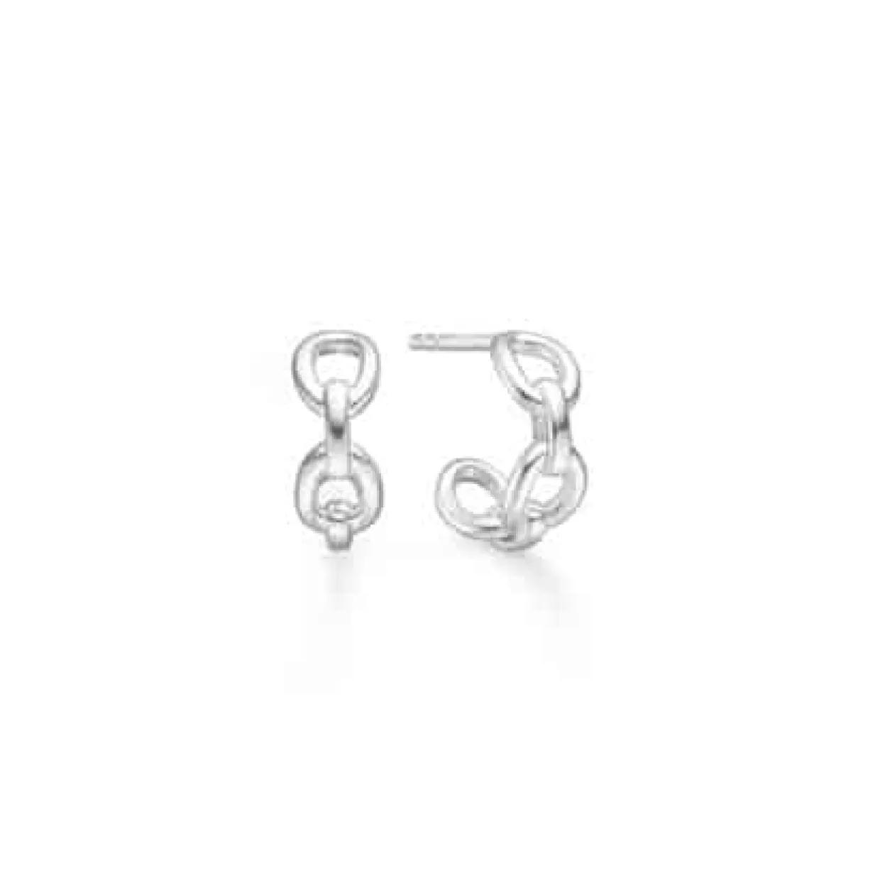 MADS Z POSH ØRERINGE SØLV LED 12 MM - 2110064