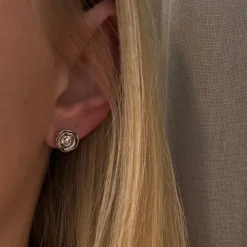 MADS Z ROSALIE ØRERINGE SØLV STOR - 2110158