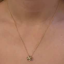 MADS Z ROSALIE VEDHÆNG 8 KARAT MED FORGYLDT KÆDE- 3330156