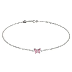 NOA KIDS ARMBÅND SØLV MED SOMMERFUGL - 80250680900