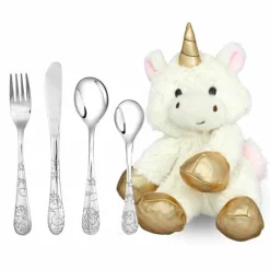 NOA KIDS BESTIK RUSTFRIT STÅL MED ENHJØRNING - 93002527008