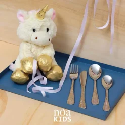 NOA KIDS BESTIK RUSTFRIT STÅL MED ENHJØRNING - 93002527008