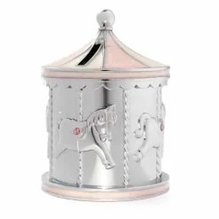 NOA KIDS FORKROMET SPAREBØSSE LYSERØD KARUSEL - 92015286196