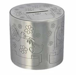 NOA KIDS SPAREBØSSE MED DÅBSMOTIVER I FORTINNET - 92015276844