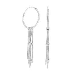 NORDAHL ANDERSEN ØRERING SØLV LINEHOOP52 CREOL - 30257500900