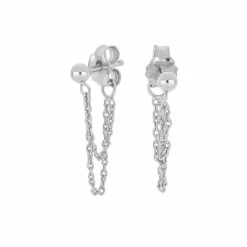 NORDAHL ANDERSEN ØRERINGE MED KUGLE OG KÆDE - 325 720