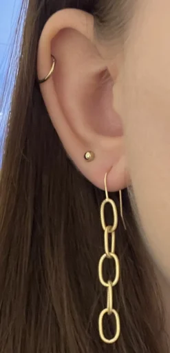 NORDAHL ANDERSEN ØRERINGE SØLV FORGYLDT CATCH52 - 30260055900