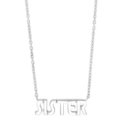 NORDAHL JEWELLERY HALSKÆDE SØLV SISTER - 225 138