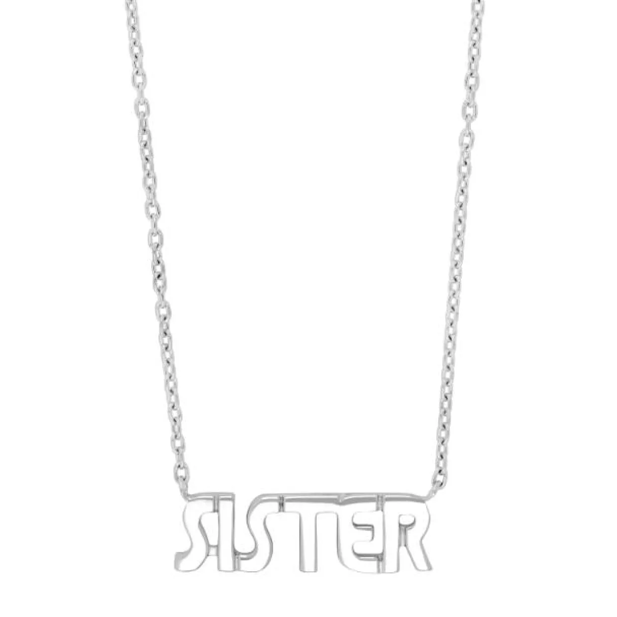 NORDAHL JEWELLERY HALSKÆDE SØLV SISTER - 225 138