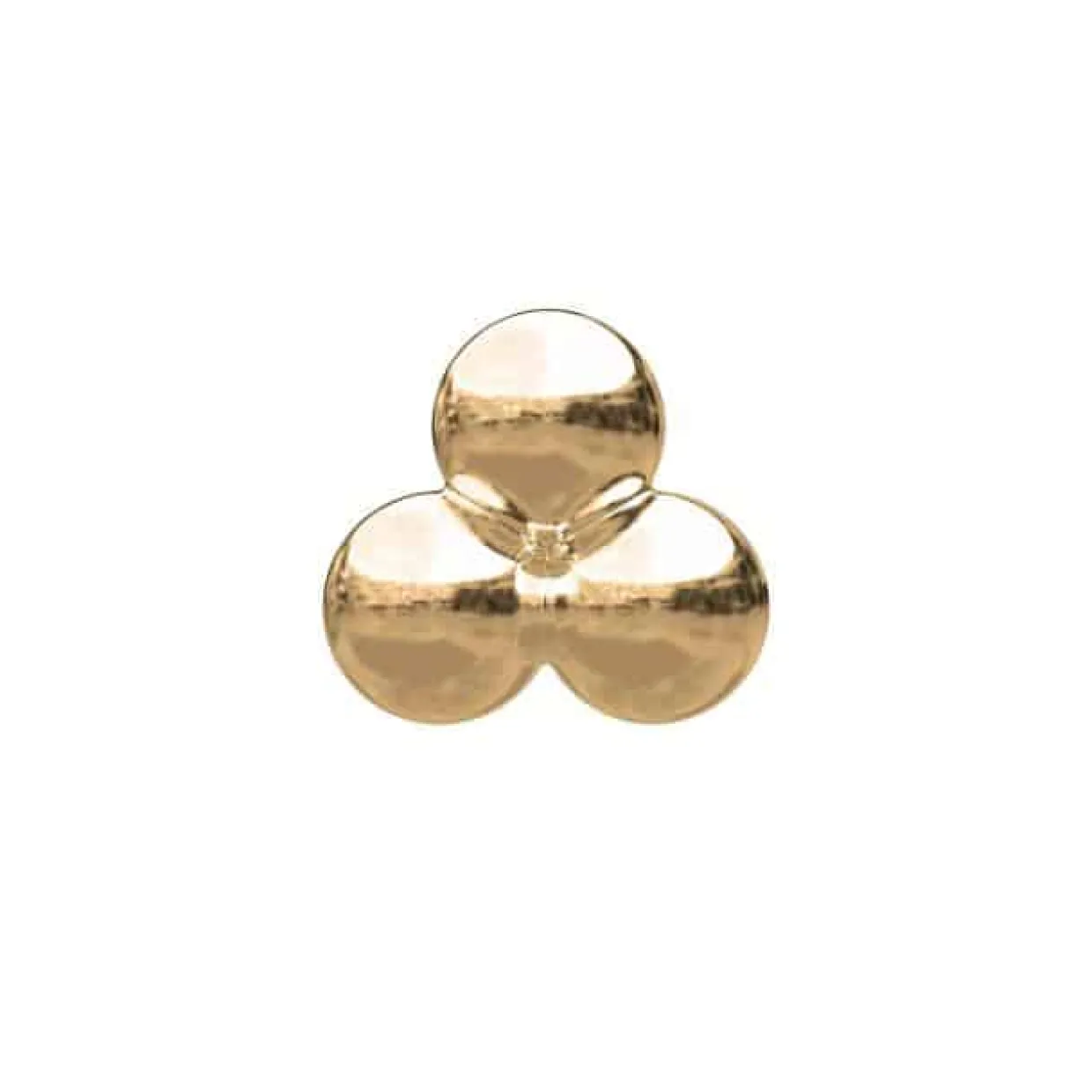 NORDAHL JEWELLERY LABRET GULD 14 KARAT KUGLER 3X2 MM - 30140020500