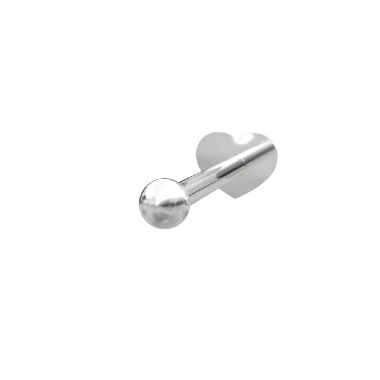 NORDAHL JEWELLERY LABRET PIERCING SØLV MED KUGLE - 30140000900