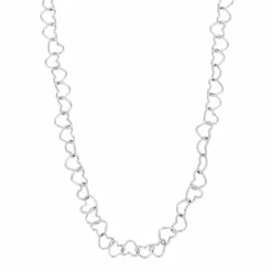 NORDAHL JEWELLERY LOVEME HALSKÆDE SØLV HJERTER - 20251510900