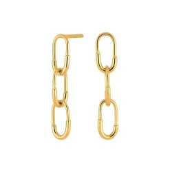 NORDAHL JEWELLERY ØRERINGE SØLV FORGYLDT PIN - 325 711-3