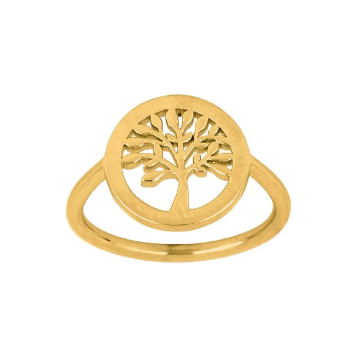 NORDAHL JEWELLERY RING SØLV FORGYLDT TREE52 11MM - 125 328-3