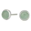 NORDAHL JEWELLERY SWEETS SØLV ØRESTIK RUND MED GRØN AVENTURIN 7 MM - 30290140900