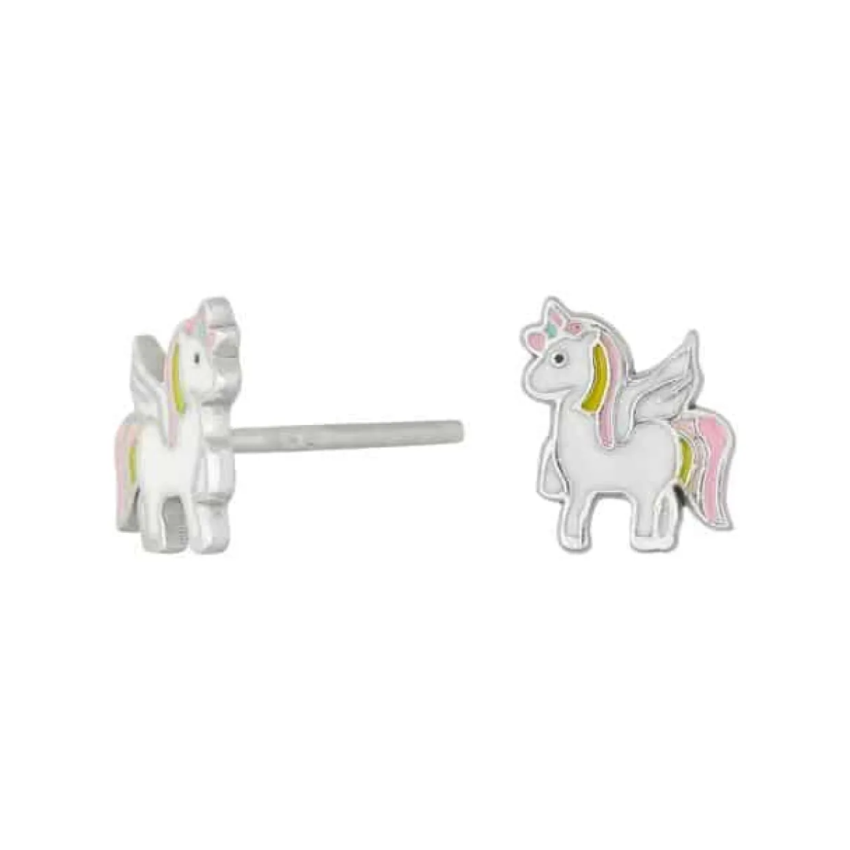 NORDAHL KIDS BØRNE ØRERINGE SØLV ENHJØRNING - 30256990900