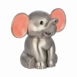 NORDAHL SPAREBØSSE FORTINNET ELEFANT MED LYSERØDE ØRER - 92015276202