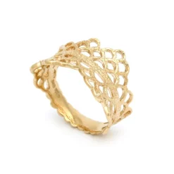 PER BORUP 14 KARAT GULD RING ELLA BRED MODEL - 986R