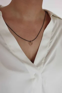 PER BORUP HEARTS 14 KARAT GULD VEDHÆNG - 1107V