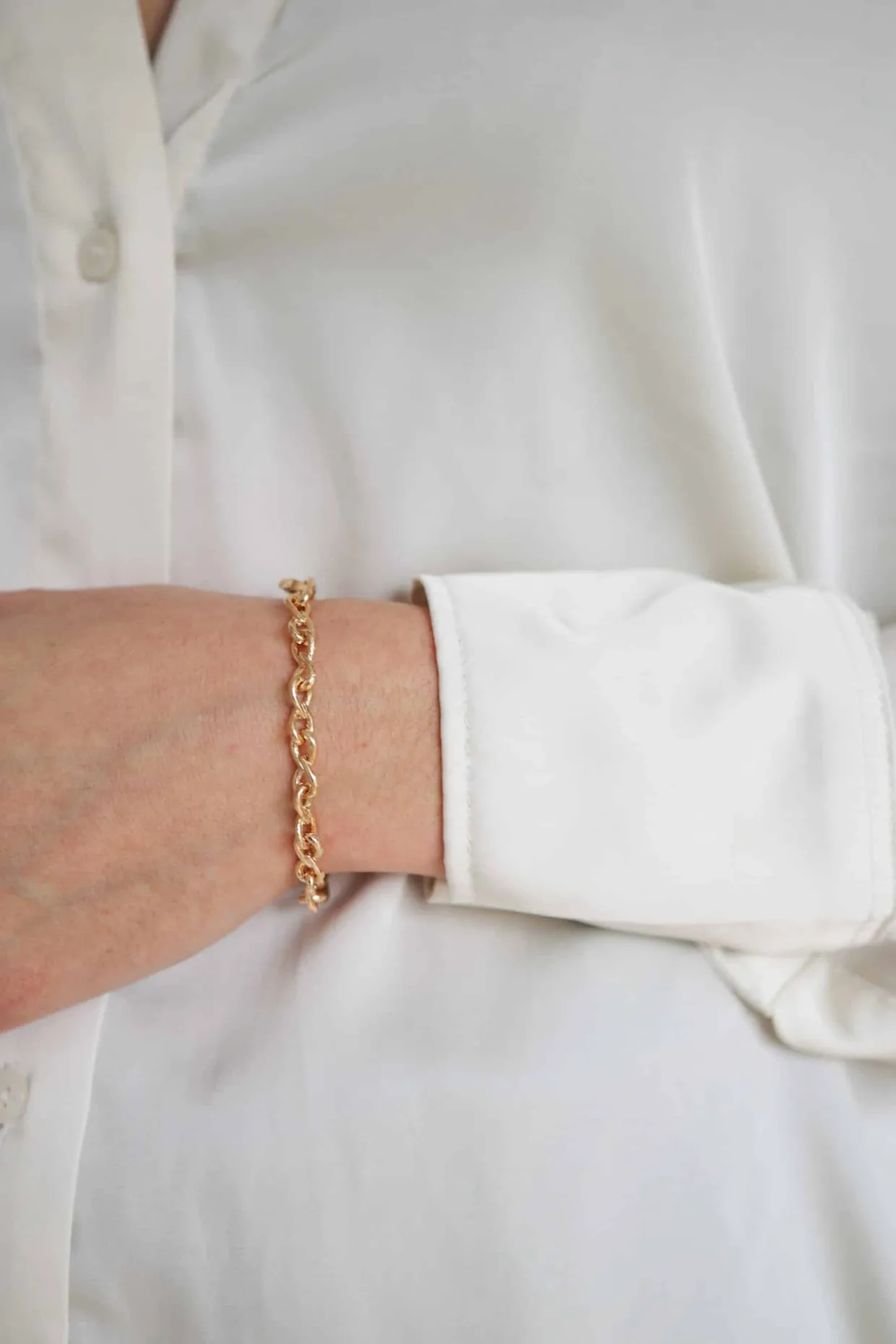 PER BORUP INFINITY ARMBÅND 14 KT GULD ARMBÅND MED BRILLANT - 376A