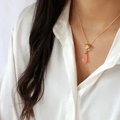 PER BORUP KAYA VEDHÆNG 14 KARAT GULD - 1146VX