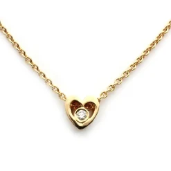 PER BORUP OPEN YOUR HEART HALSKÆDE 14 KARAT GULD MED BRILLANT - 944CX