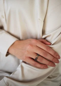 PER BORUP RING OPEN YOUR HEART SØLV - 961RSX